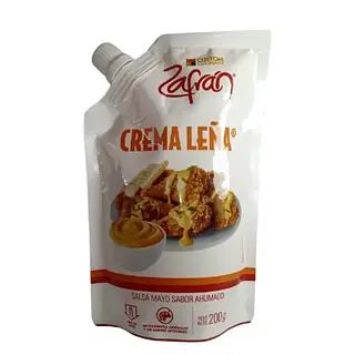 SALSA CREMA LEÑA ZAFRAN*200G