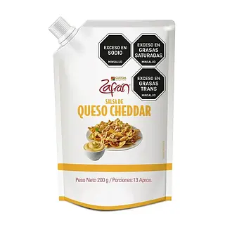 SALSA QUESO CHEDDAR ZAFRAN*200G