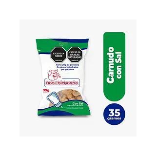 SNACK CHICHARRON CON SAL DON CHICH *35GR