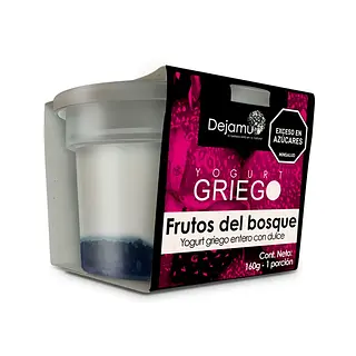 YOGURT GRIEGO FRUTOS BOSQUE DEJAMU*160G