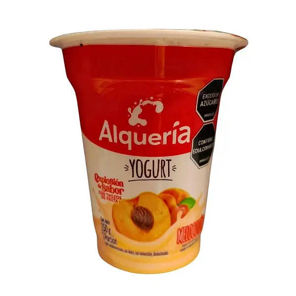 YOGURT MELOCOTON 0 GRASA ALQUERIA *150 G