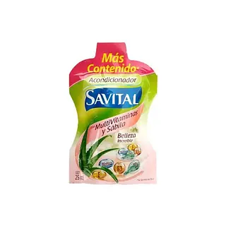 ACONDICIONADOR MULTIVITAMINAS SAVITAL*25ML