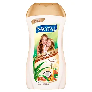 SHAMPO MULTIOLES Y SABILA SAVITAL*510ML