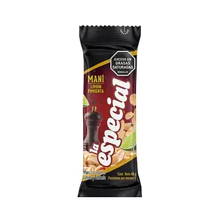 SNACK MANI PIMIENTA LA ESPECIAL*40GR