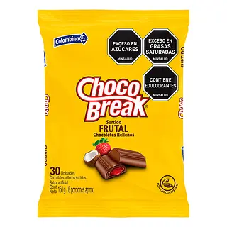 CHOCOLATINA SURTIDO CHOCOBREAK COLOMBINA*150G
