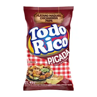 SNACK TODO RICO PICADA *45GR
