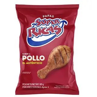 SNACK PAPA POLLO SUPER RICAS *105 GR