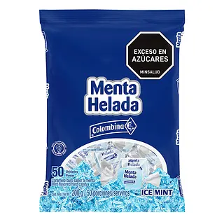 CARAMELO MENTA HELADA COLOMBINA*50U