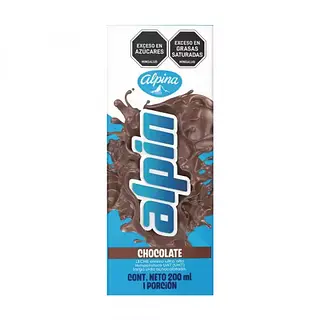 LECHE LIQUIDA CHOCOLATE ALPIN*200ML