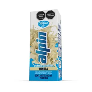LECHE LIQUIDA VAINILLA ALPIN*200ML