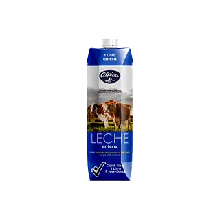 LECHE LIQUIDA ENTERA ALPINA*1L
