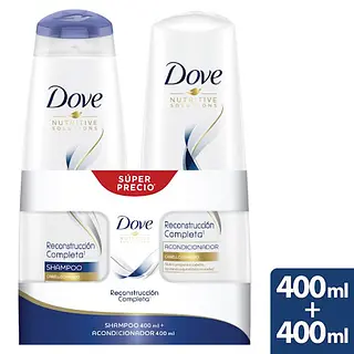 SHAMPO Y ACONDICIONADOR DOVE *400 ML