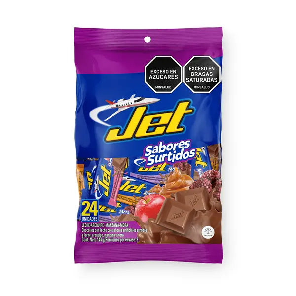 CHOCOLATINA SURTIDA JET*24U