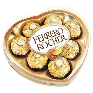 CHOCOLATINA BOMBON FERRERO ROCHER CORAZON
