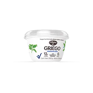 YOGURT GRIEGO NATURAL ALPINA*500GR