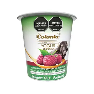 YOGURT MORA BUFALA COLANTA*170GR