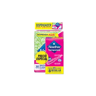 TOALLA CLASICAS *30U+TAMPON*8U NOSOTRAS