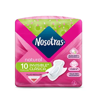 TOALLA HIGIENICA CLASICA NOSOTRAS *10UND