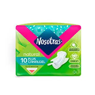TOALLA HIGIENICA CANALGEL NOSOTRAS*10U