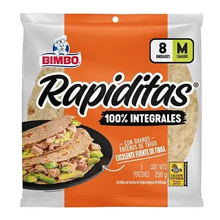 TORTILLA INTEGRAL BIMBO*8U