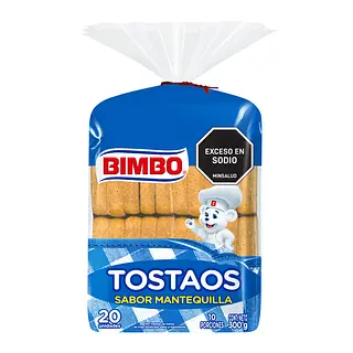 TOSTADA MANTEQUILLA BIMBO *20U