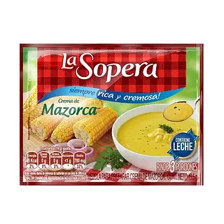 SOPA CREMA MAZORCA LASOPERA *3POR