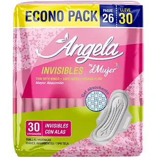 TOALLA HIGIENICA ANGELA*30U